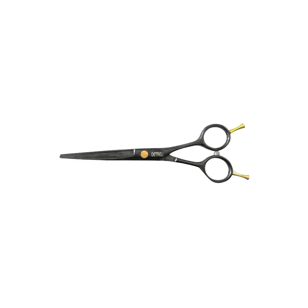 Detreu - U-09 Haarschneide-Schere 6" - schwarz/gold